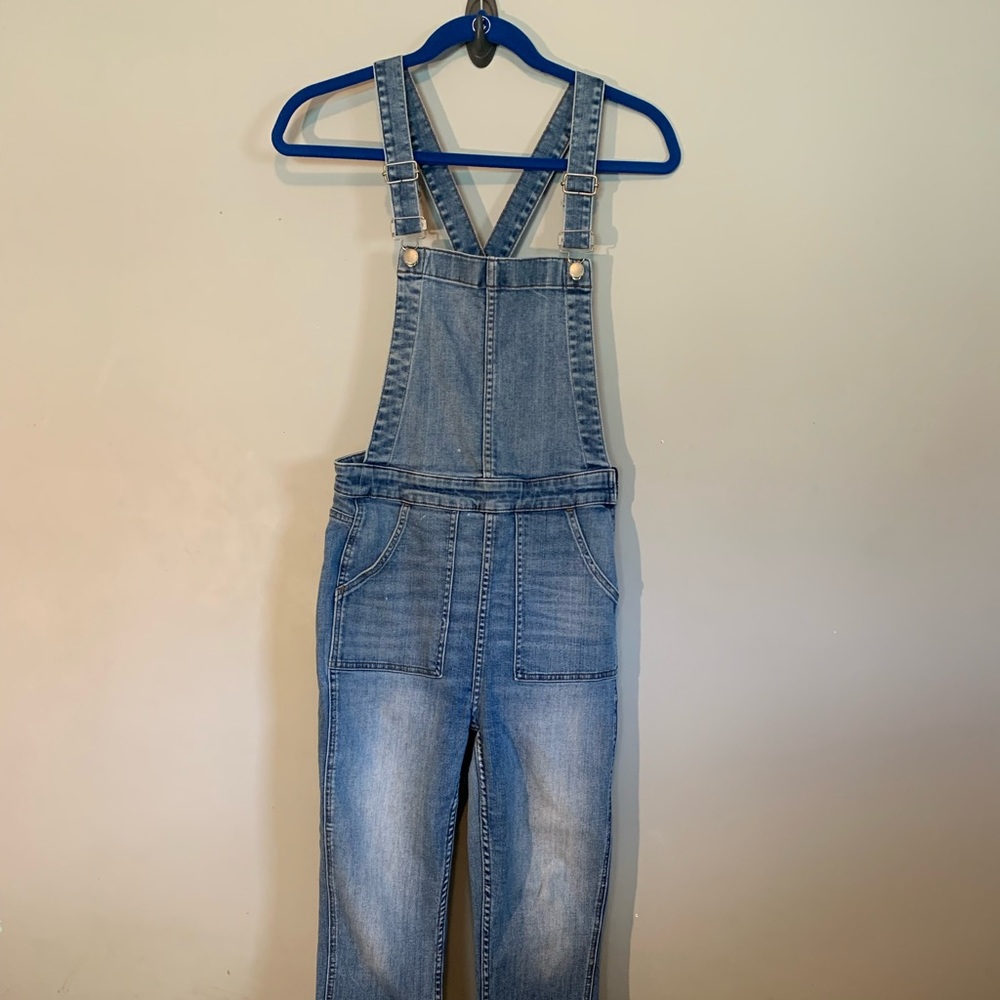 Madewell Light Blue Denim Overalls